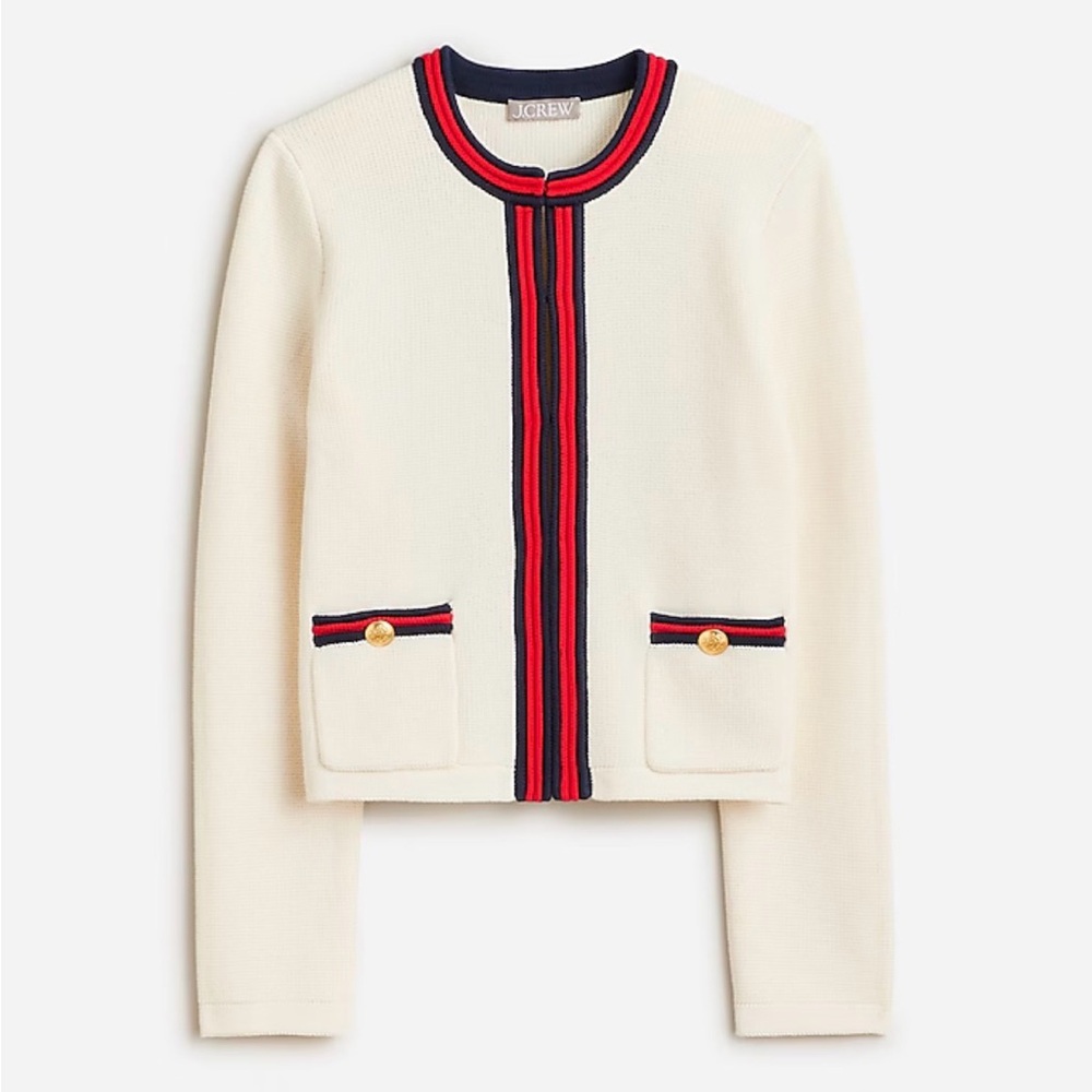 J. Crew Emilie Sweater Lady Jacket - size M